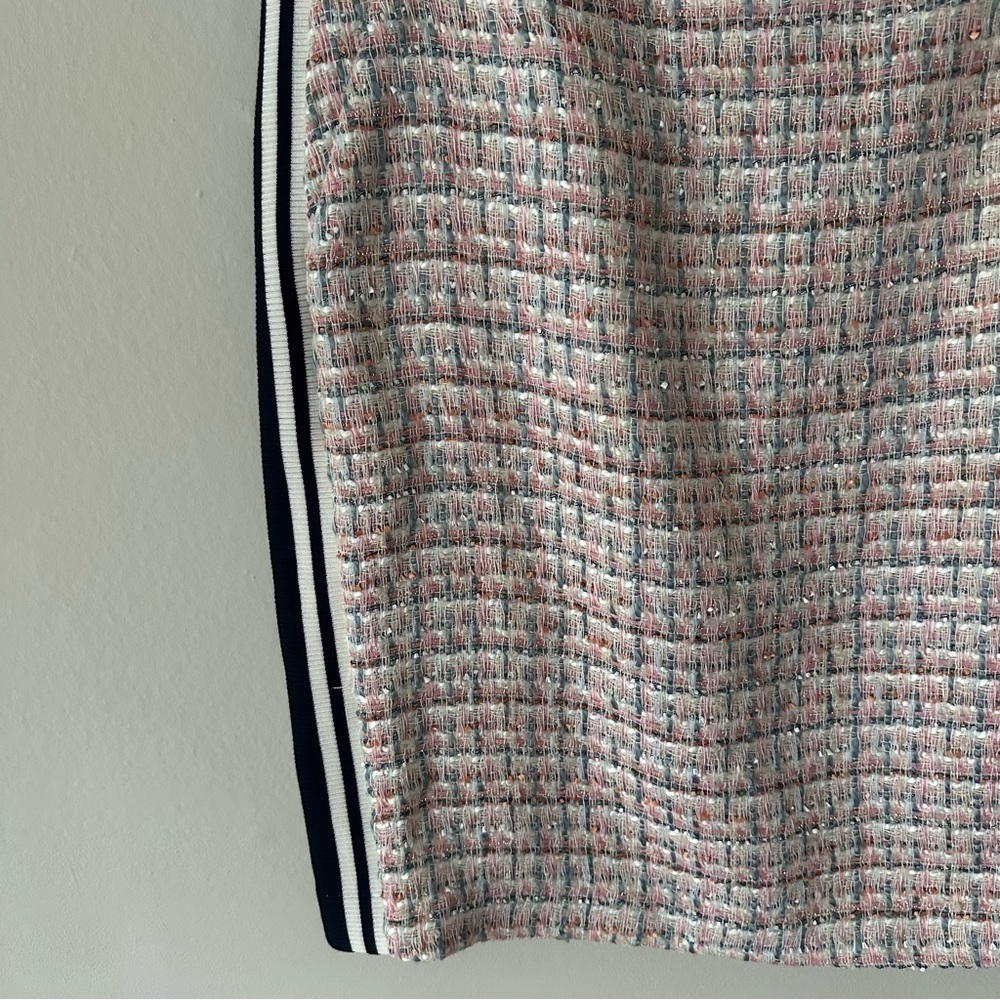 Anthropologie Maeve Tweed Midi Skirt Pink Size 10 NWT Classic - Picture 6 of 10